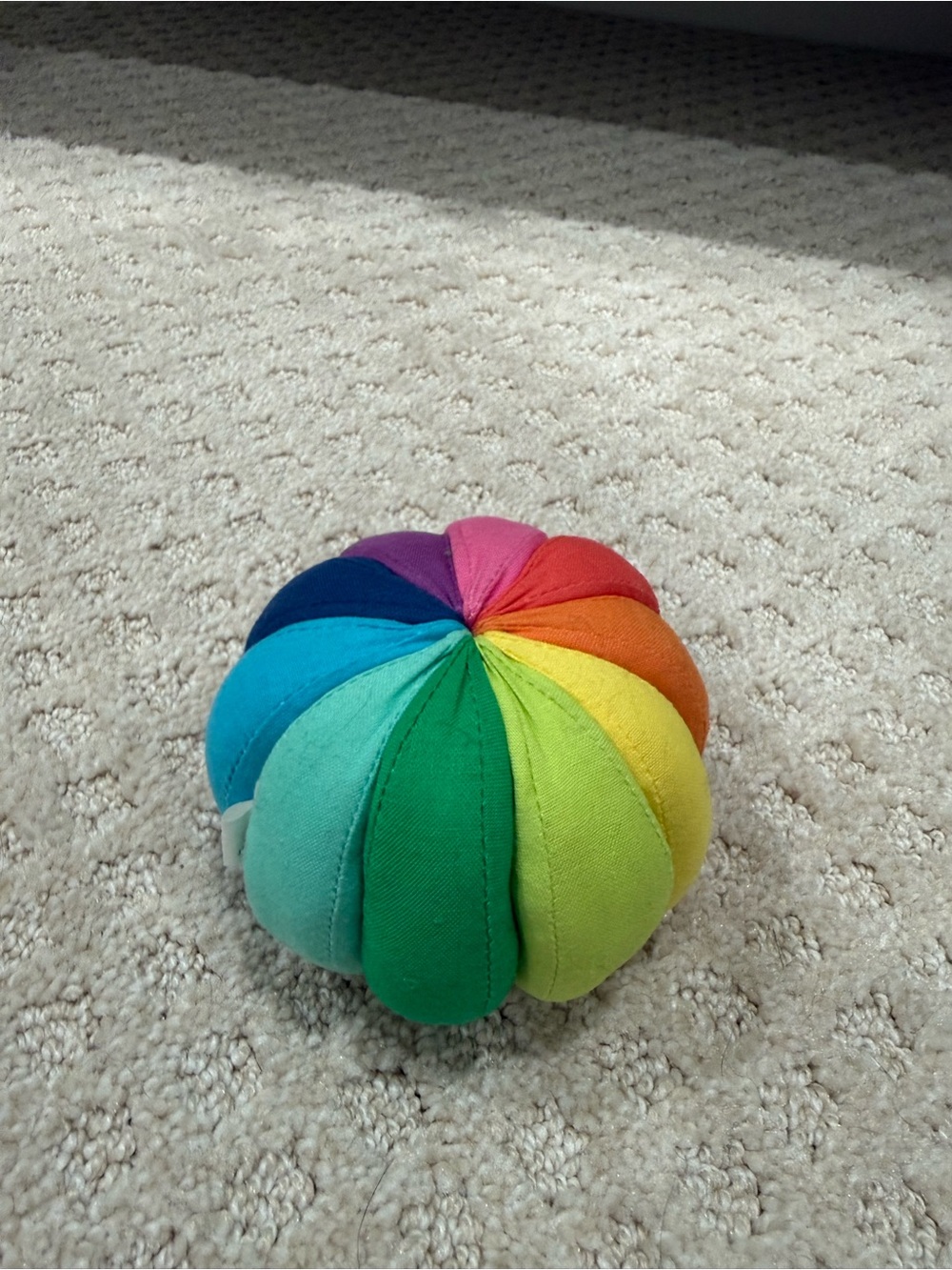 Lovevery Soft Cotton Rainbow Ball